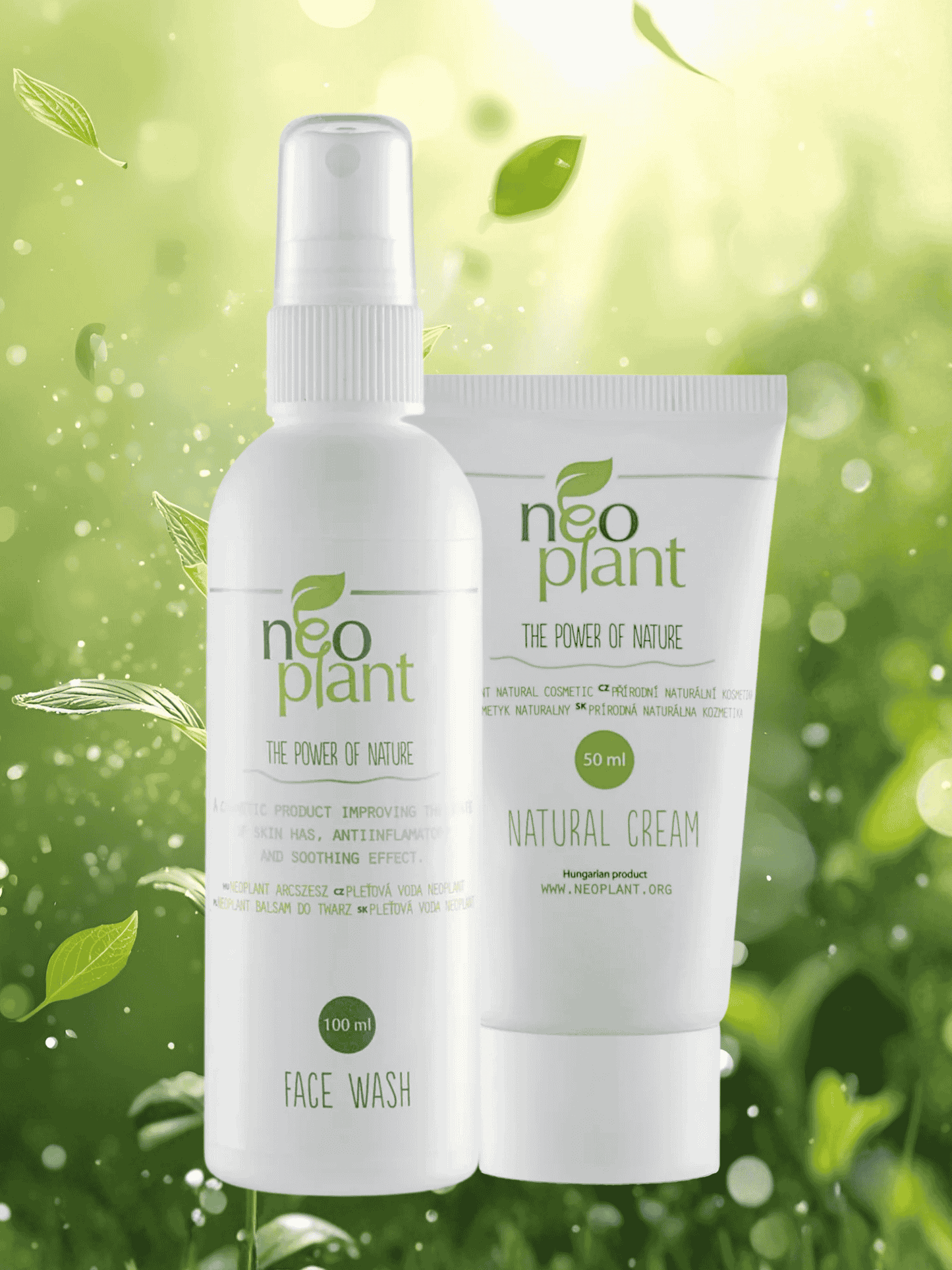 Fiataloknak csomag - NEOPLANT arclemosó 100 ml és krém 100 ml
